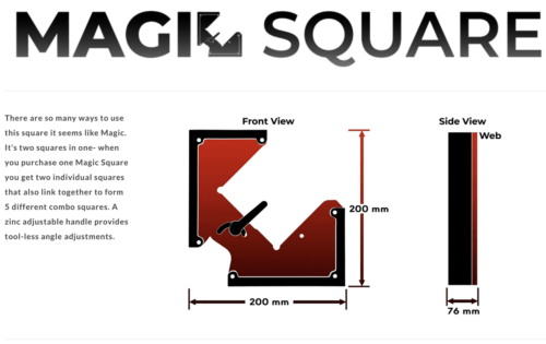 PR Maskin - MAGIC SQUARE ALUMINIUM 5