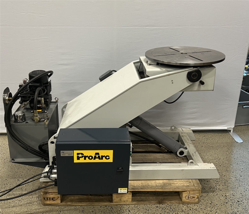 3-Akse roterende sveisebord 1000 kg inkl 8-kant bord og chuck Ø500mm - Bilde 2