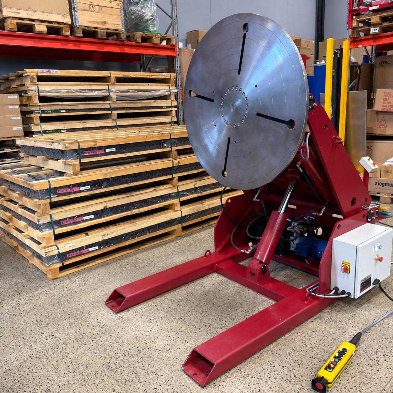 Brukt 3-akse roterende sveisebord 3000 kg