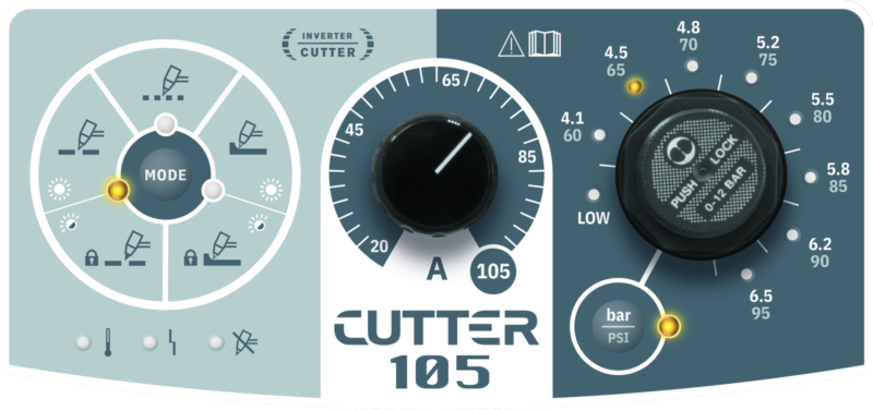Plasmaskjærer 105 CT – Maks 50mm - 105A - Bilde 2