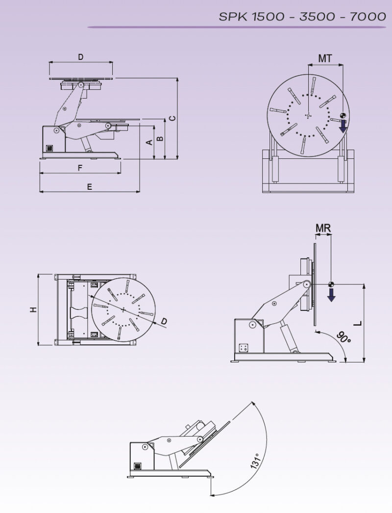 Pent brukt  3-akse roterende sveisebord 1500 kg - Bilde 11