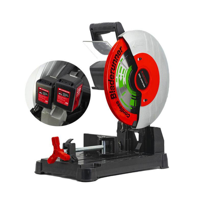 Batteridreven Sirkelsag - max Ø120mm + 2batteri og lader - Bilde 2