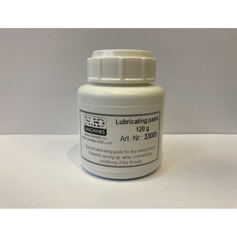 Special lubricating paste for the milling heads.