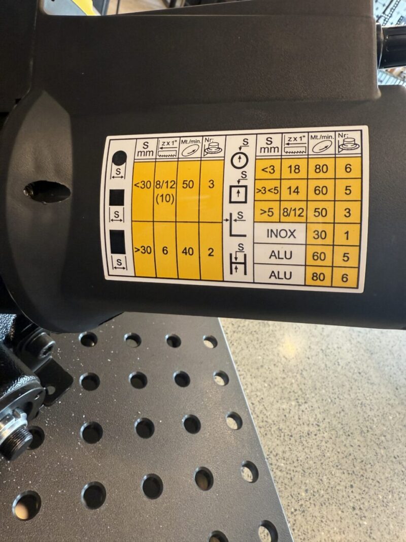Båndsag Euroboor EBS.500 maks Ø125mm - Bilde 10