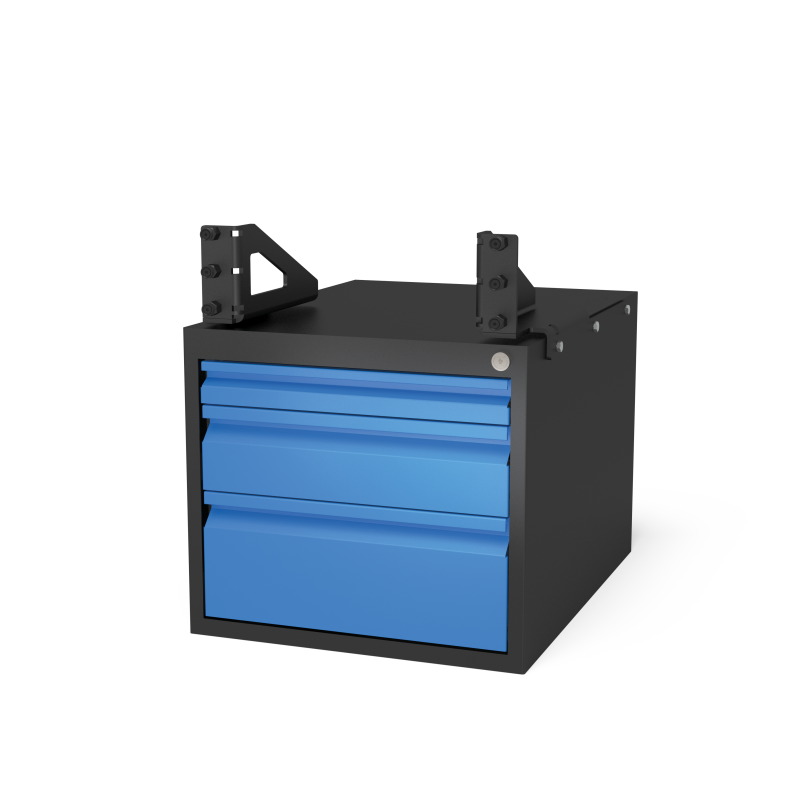 Sett Sub Table Box låsbar til PLUS bord Inkl 3 skuffer