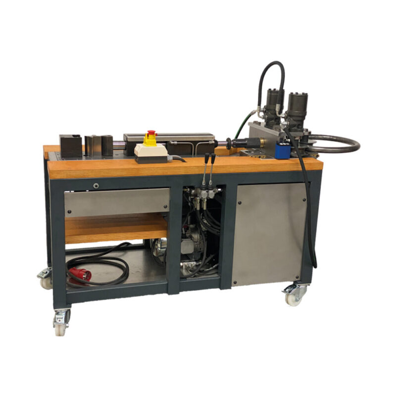 Kombinert horisontalpresse / flattjernbøyer + profilvals