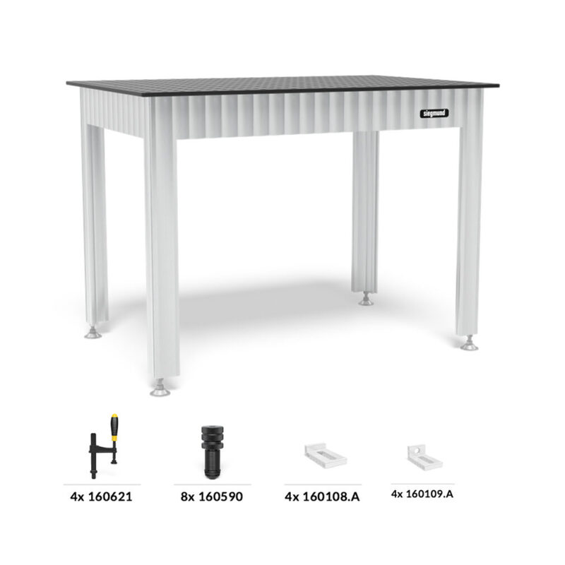Superpris Siegmund sveisebord 1200x800mm inkl tilbehør