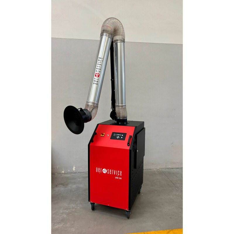 Avsug UNI 2 VOC – Mobil kullfilter-enhet - Effektiv fjerning av løsemiddeldamp, VOC og lukt