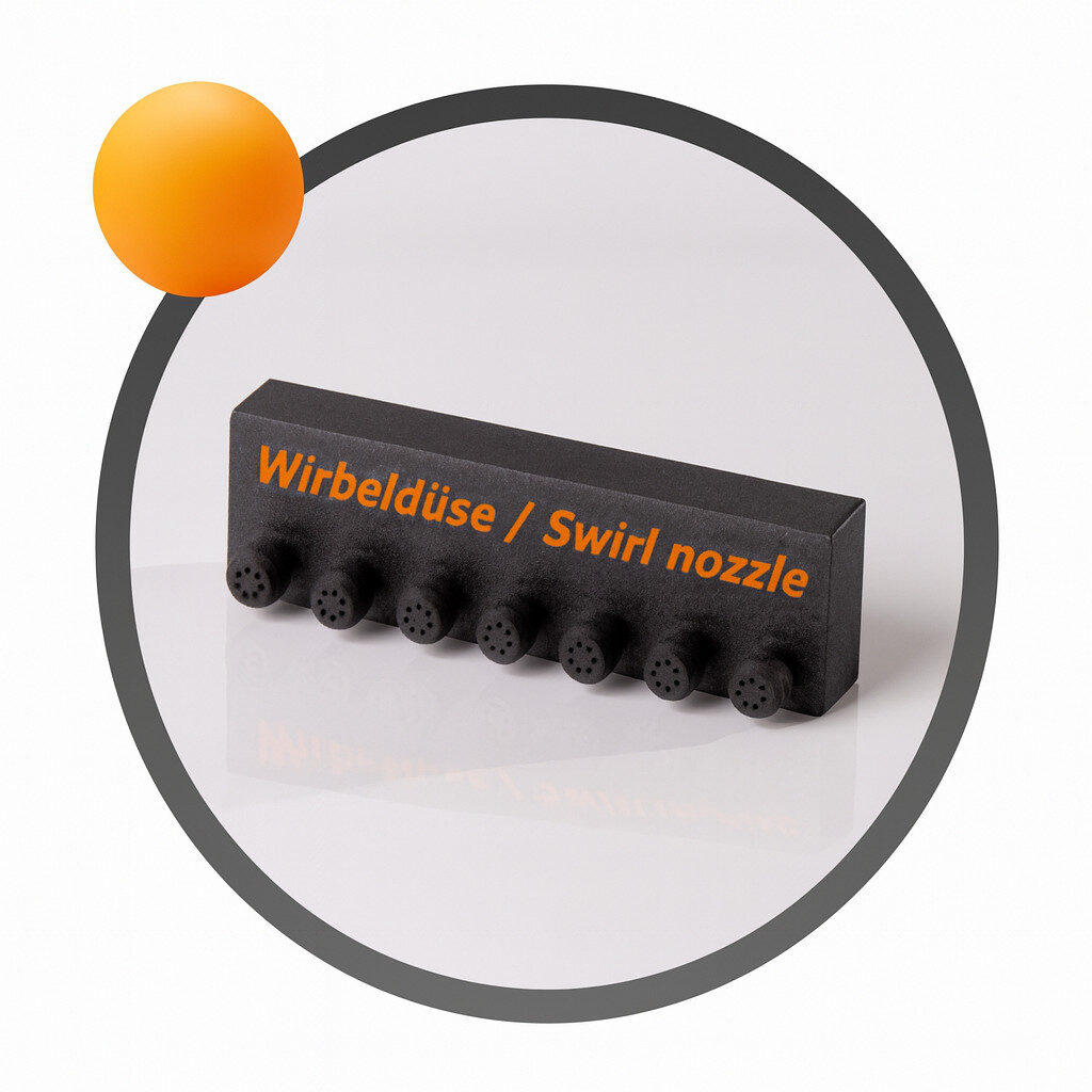 Swirl-dyser for formgassplugger (7 stk inkl. holder)