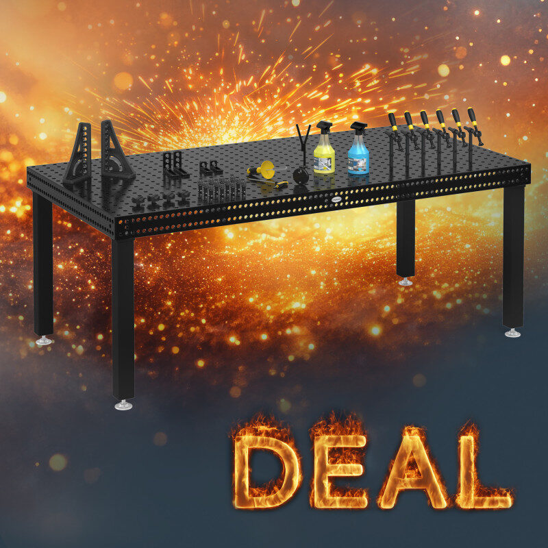 Spesialkampanje sveisebord Siegmund System 16 2x1m inkl tilbehør