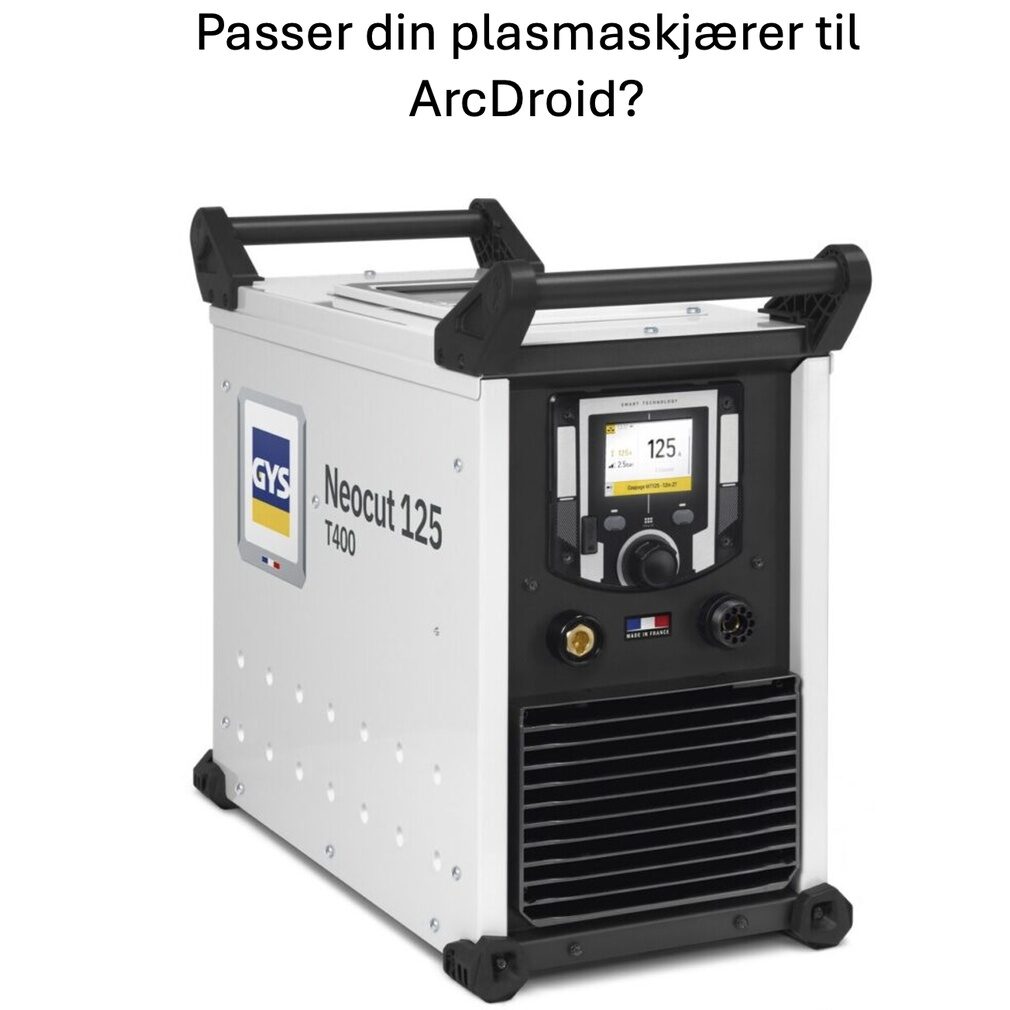 Kompatibilitet med plasmaskjærere