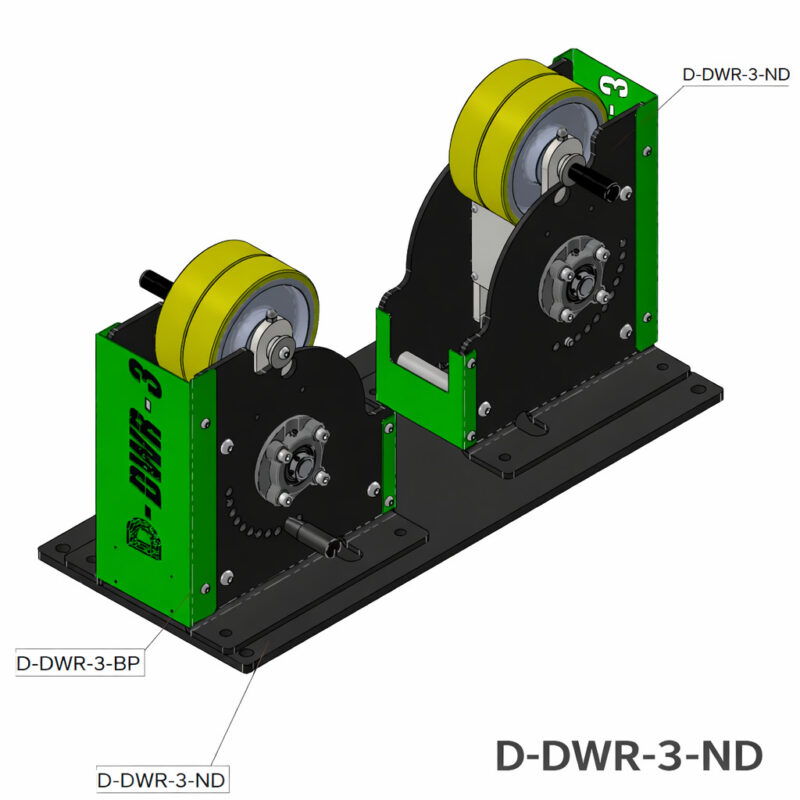 Medfølger til rullebukker D-DWR-3