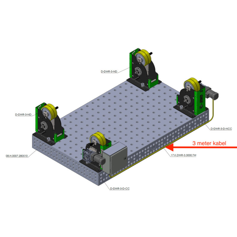 Kommunikasjonskabel mellom hoved driver og driver 2 - 3000mm