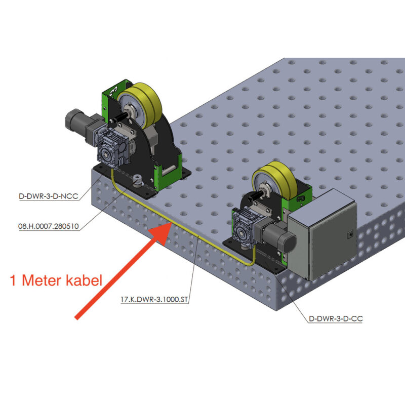 Kommunikasjonskabel mellom hoved driver og driver 2 - 1000mm