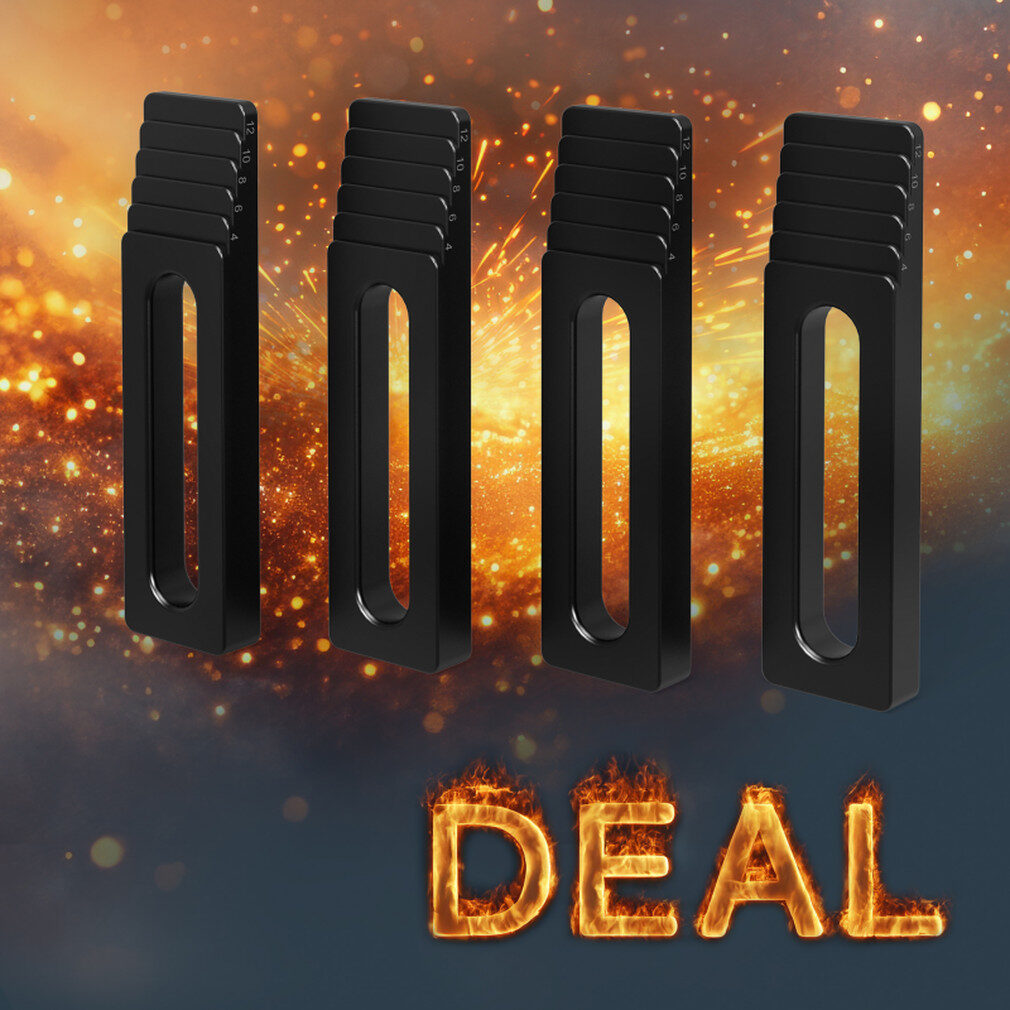 Sett Clamping stop 4–12 mm nitrert - S22