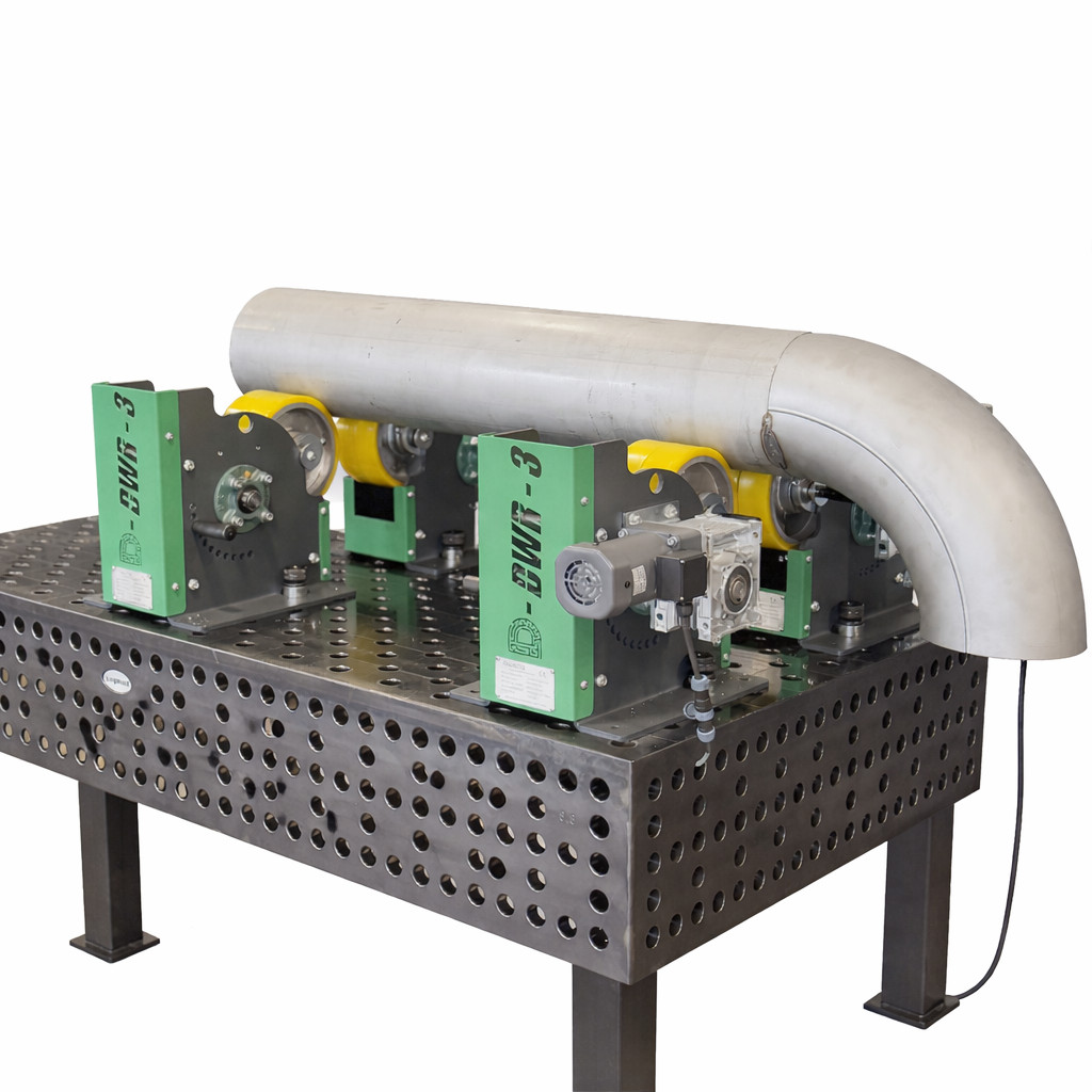 Rullebukker D-DWR-3 - 3000 kg til rotasjon av rør