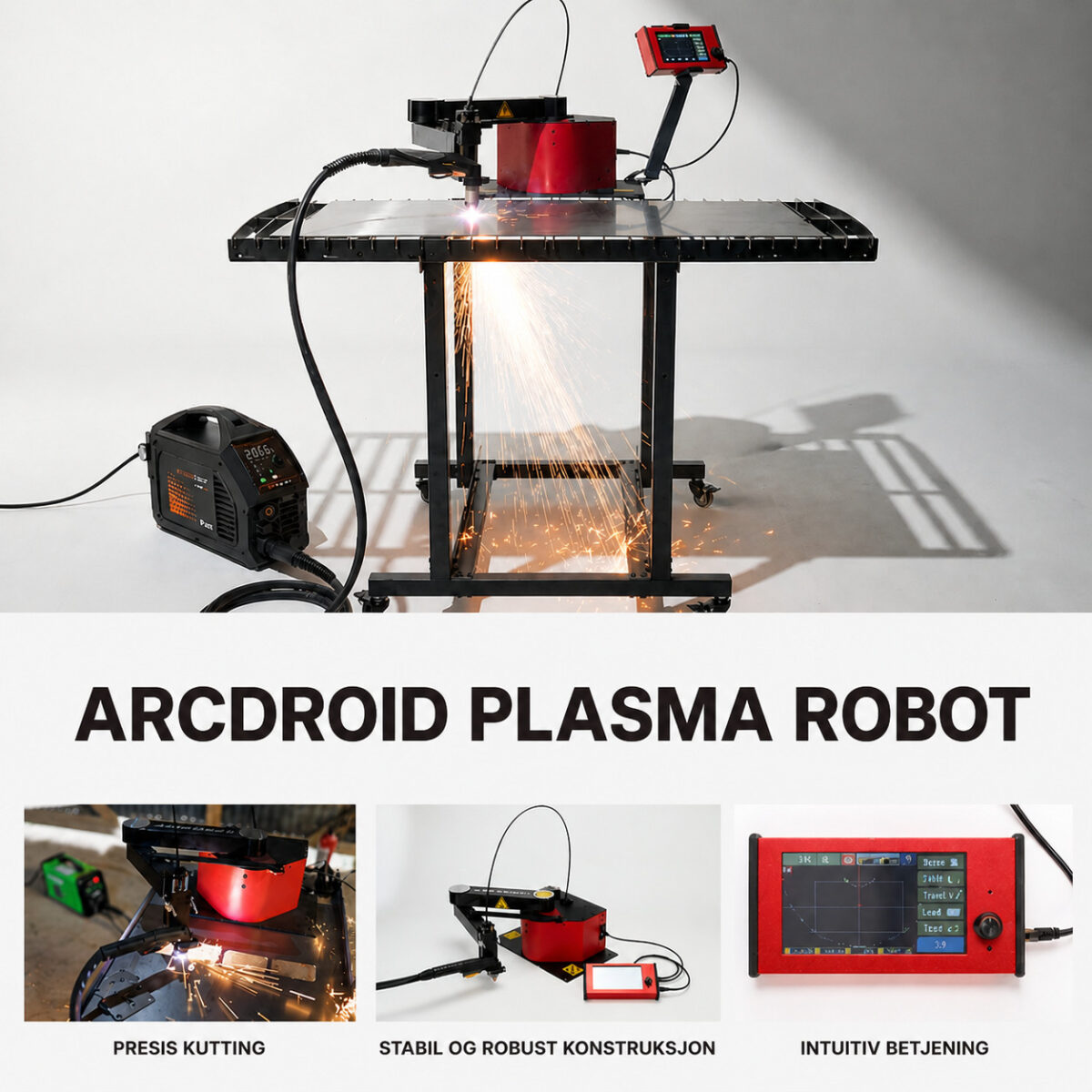ArcDroid™ CNC Plasma robot til plasmaskjærer