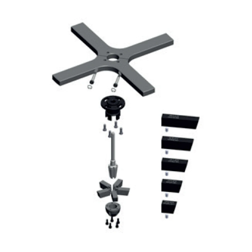 Short clamping kit (37 - 111 mm / 1.45 - 4.37") (RECOMMENDED)