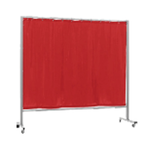 Sveiseskjerm 2150x2000mm oransje på hjul