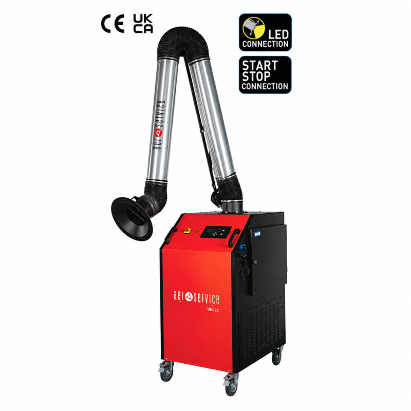 Sveiseavsug UNI 2C - 3m arm - W3 & IFA sertifisert - 2500 m3/h – 1fas